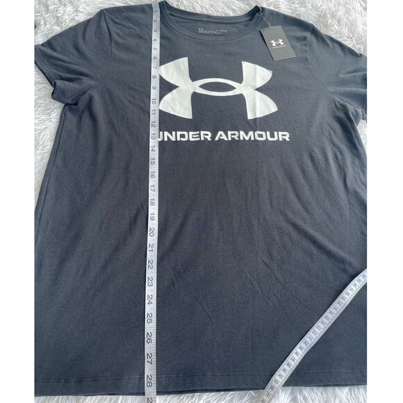 NWT Under Armour Black T-shirt  Unisex Sz XL NWT - Picture 3 of 6